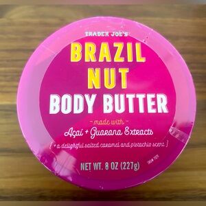 3 Trader Joe’s Brazil Nut items: 1 Brazil Nut Body Butter and 2 Body Scrubs